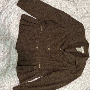 Brown Tweed Blazer